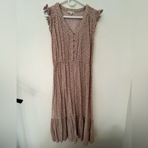 Floral Print Sleeveless Dress